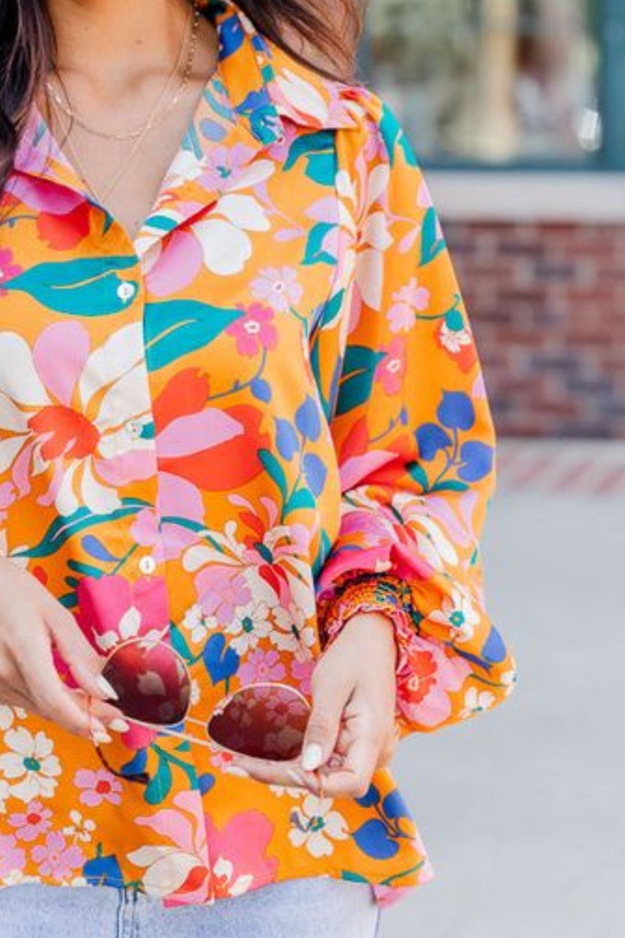 PINK LILY COTTON SHIRT