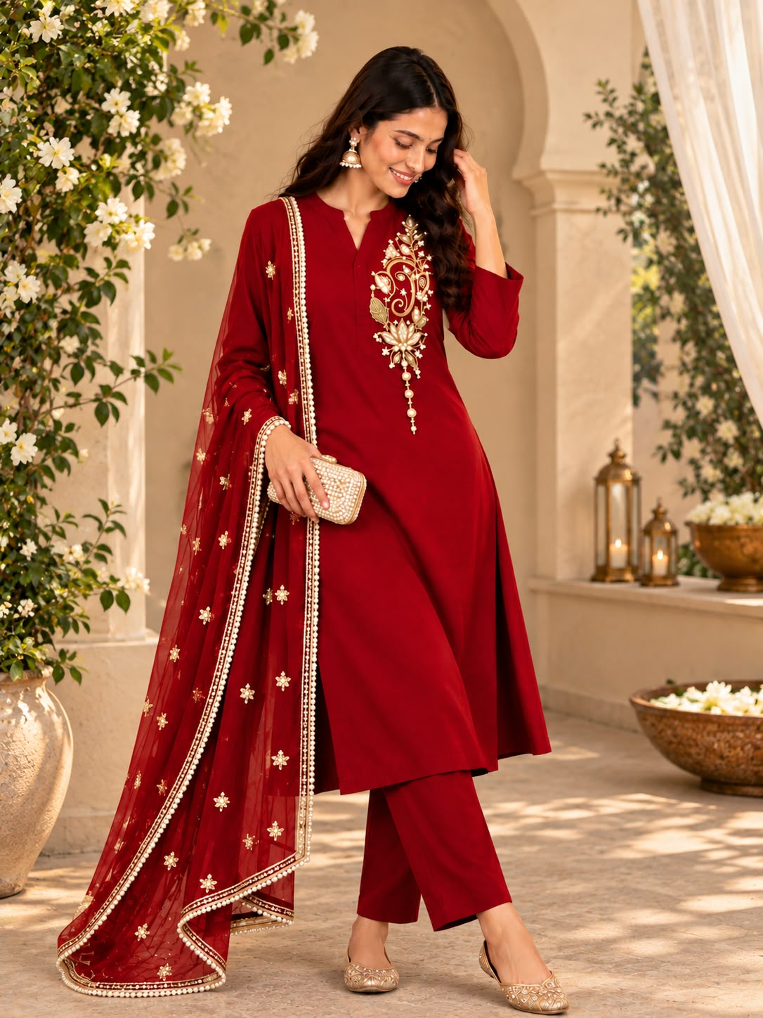 Noor Embroidered Kurta set