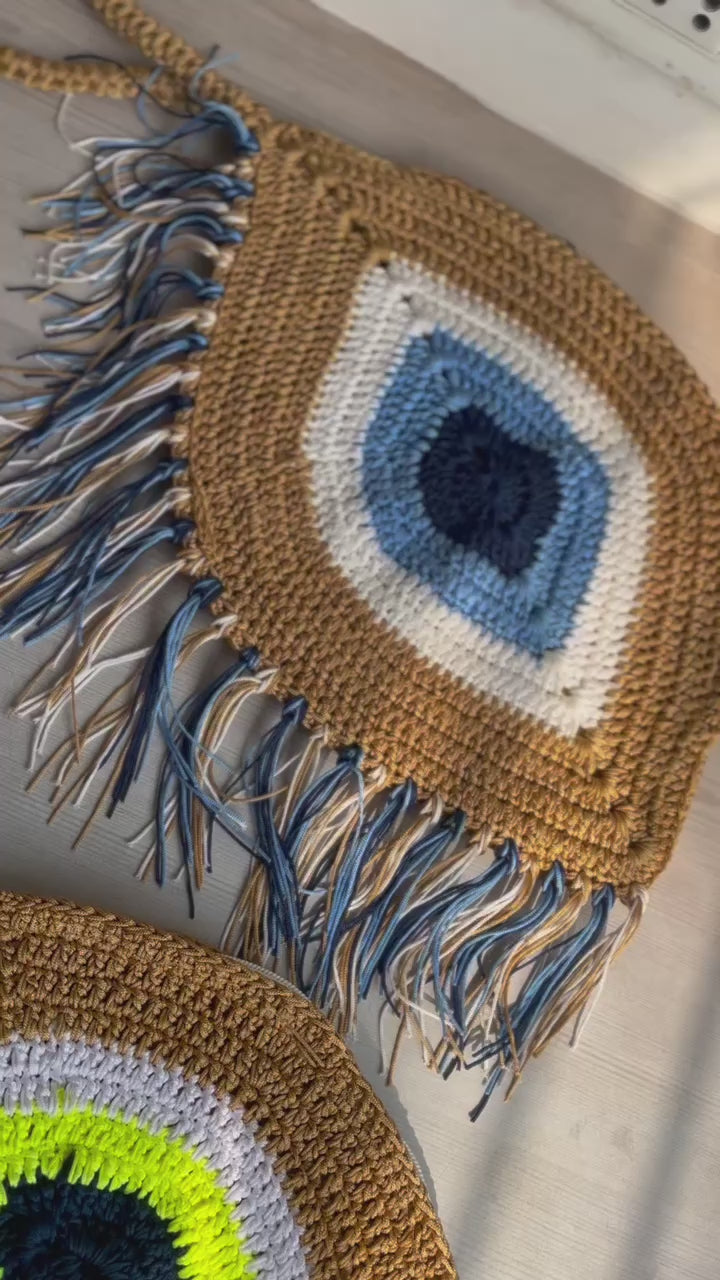 EVIL EYE SHAPED BAGS